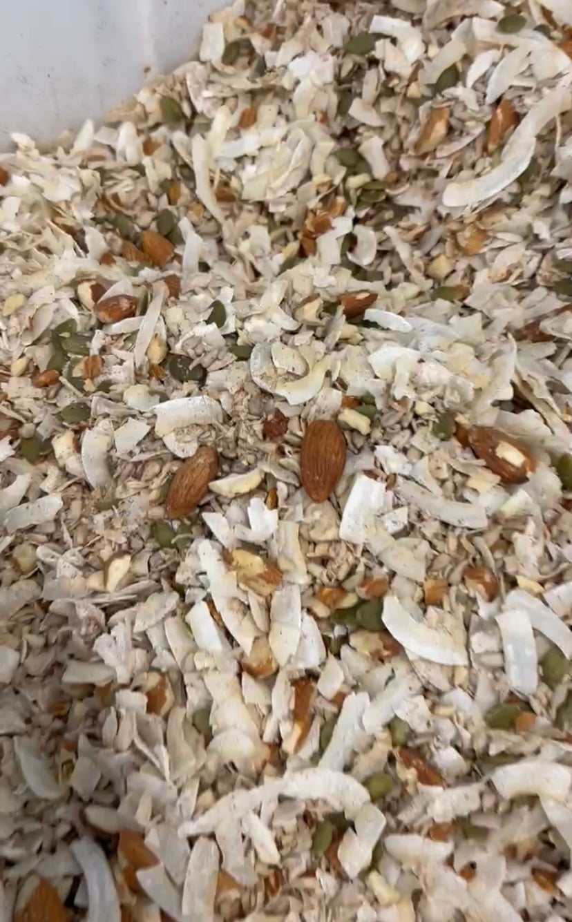 Grain Free Granola- RAW Fruit Free 5KG (Bulk)