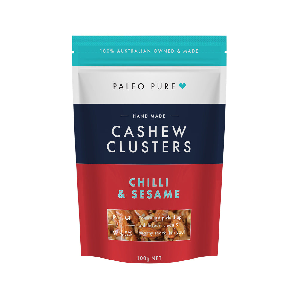 Trail Mix Cashew Clusters- Chilli Sesame 100g