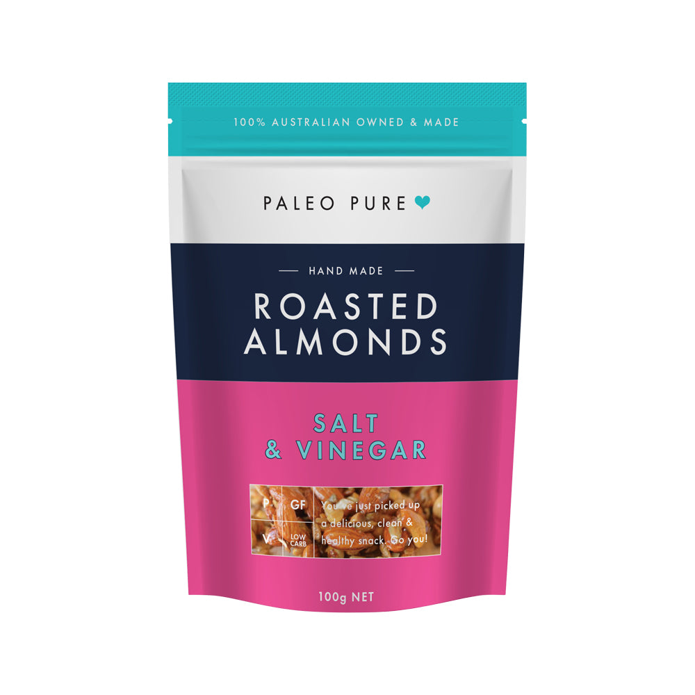 Trail Mix Roasted Almonds - Salt & Vinegar 100g