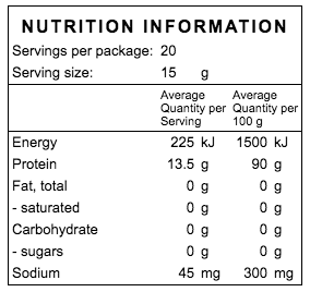 Bioactive Collagen Peptides (Type 3) - Natural 300gm