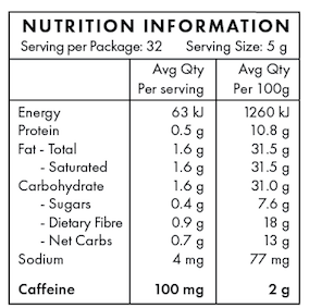 Loaded keto instant coffee  - Vanilla Bliss 160gm - PaleoPure
