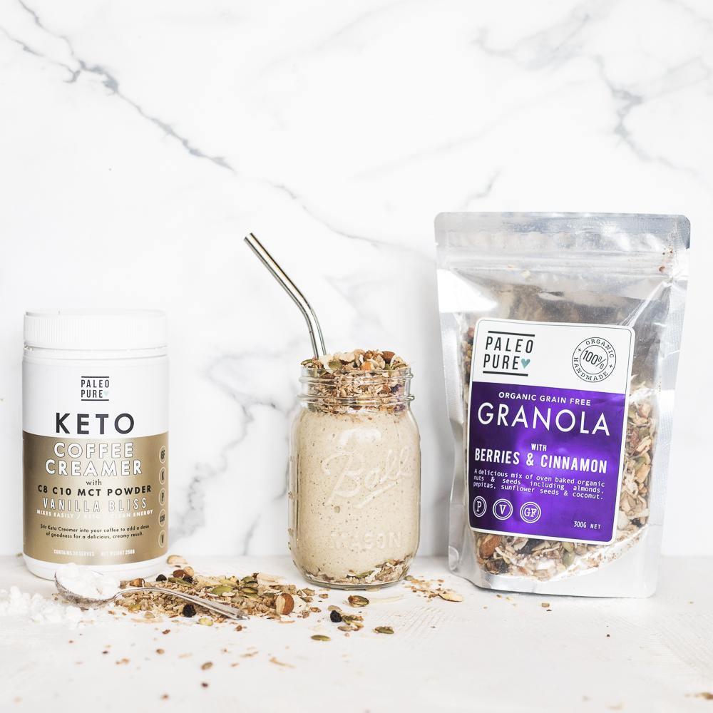 Keto coffee creamer- Vanilla Bliss 250gm - PaleoPure