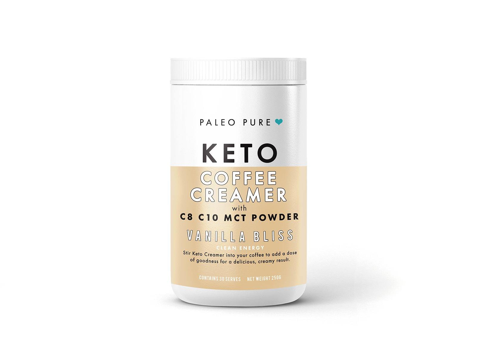 Keto coffee creamer- Vanilla Bliss 250gm - PaleoPure