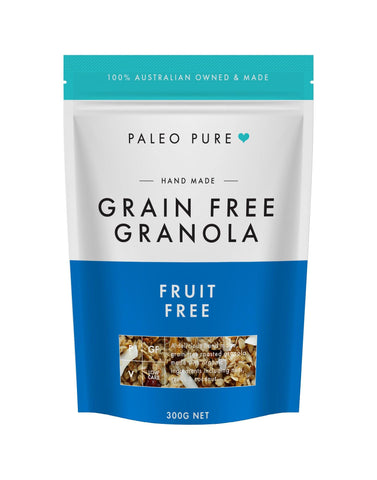 100% Fruit free grain free granola 300gm - PaleoPure