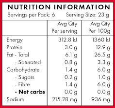 Keto crackers - Mediterranean 140gm - single - PaleoPure